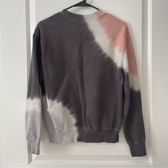 Tie Dyed Pink and Grey Disney Mickey Sweatshirt XS - Picture 3 of 3